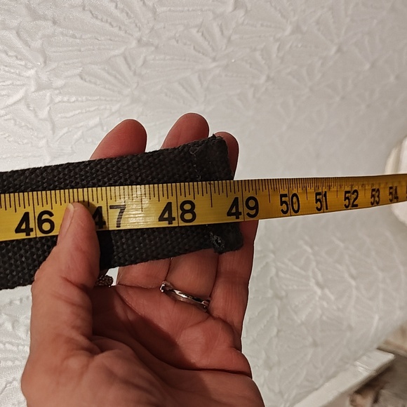 Dark Gray Canvas Belt Size 36 - Picture 3 of 3